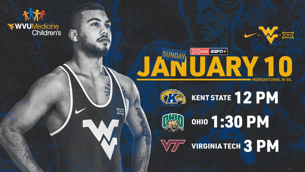 RT if you're ready for wrestling to return to the WVU Coliseum, presented by <a href="/WVUKids/">WVU Medicine Golisano Children's</a>! #HailWV