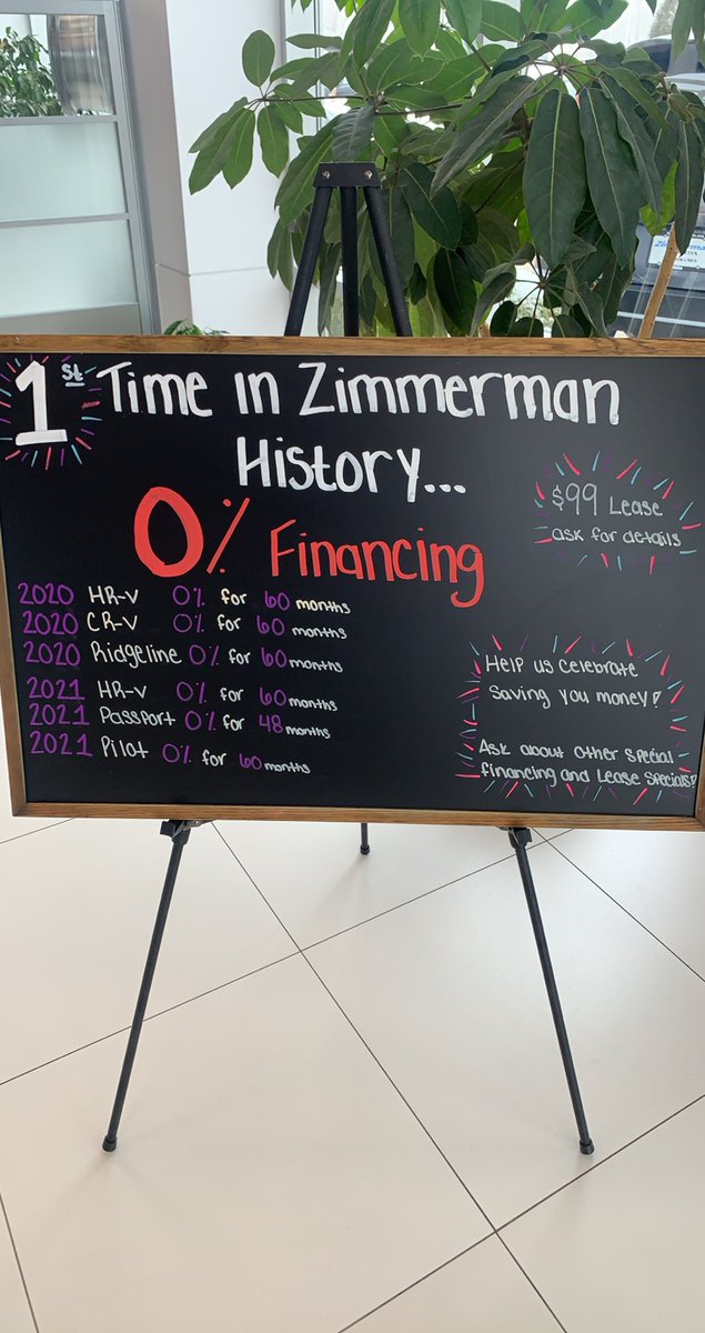 jbmmeier's tweet photo. Honda has 0% financing for the first time ever!! Come see me at Zimmerman Honda and I will hook you up!!! https://t.co/57hmVLLp3b