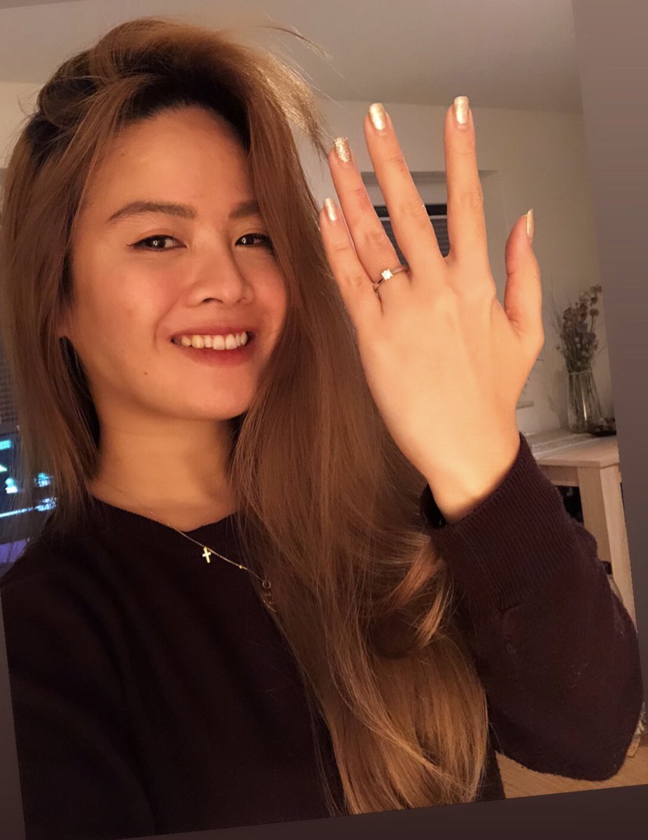 ghickabernabe's tweet photo. When he asked me if I want diamonds, of course I said ‘YES!’ Well, who wouldn’t? 😂 💍 https://t.co/IuX1xXgKtR