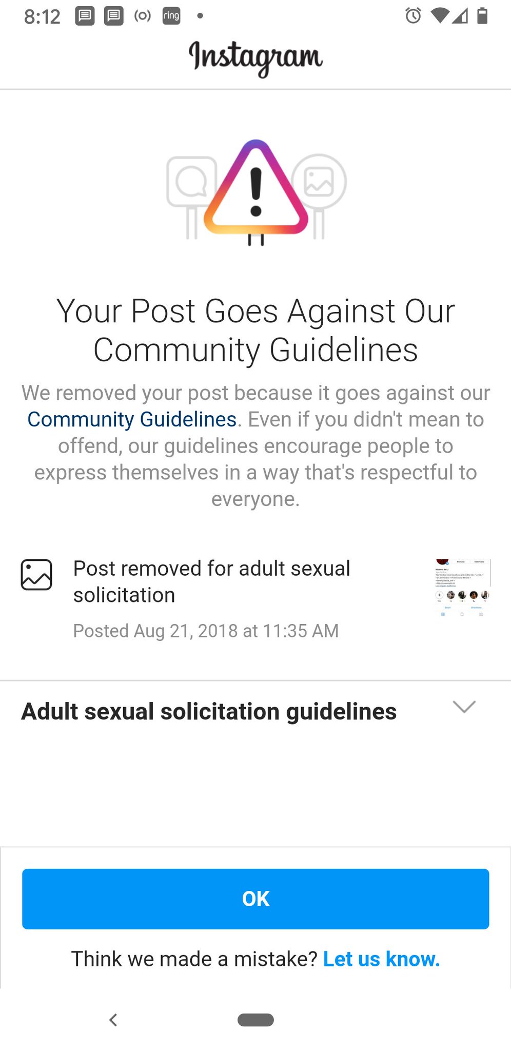 Each time i log in to @instagram, I'm reminded of how much I hate it because of the RAMPANT DISCRIMINATION