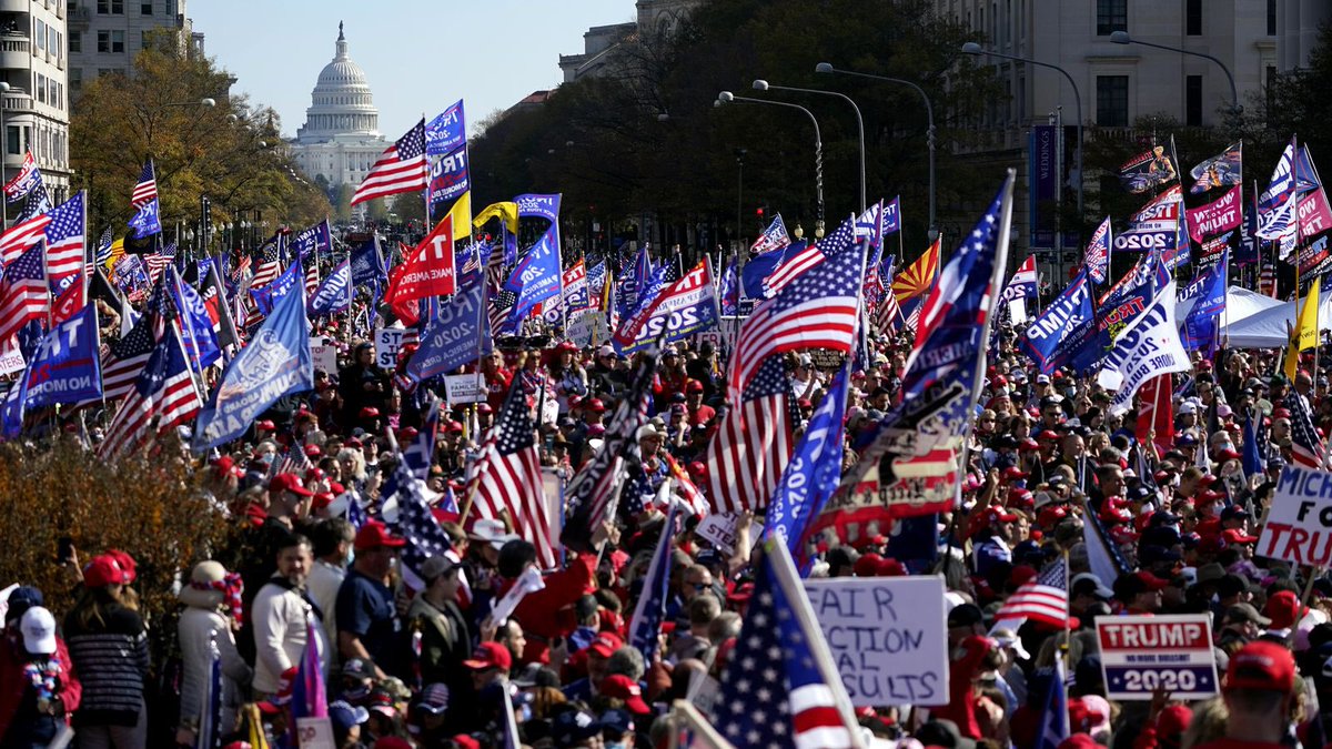 HainesFielding's tweet photo. Look at all those who have been duped by Trump’s election fraud stunt: https://t.co/fneDVw6mHA