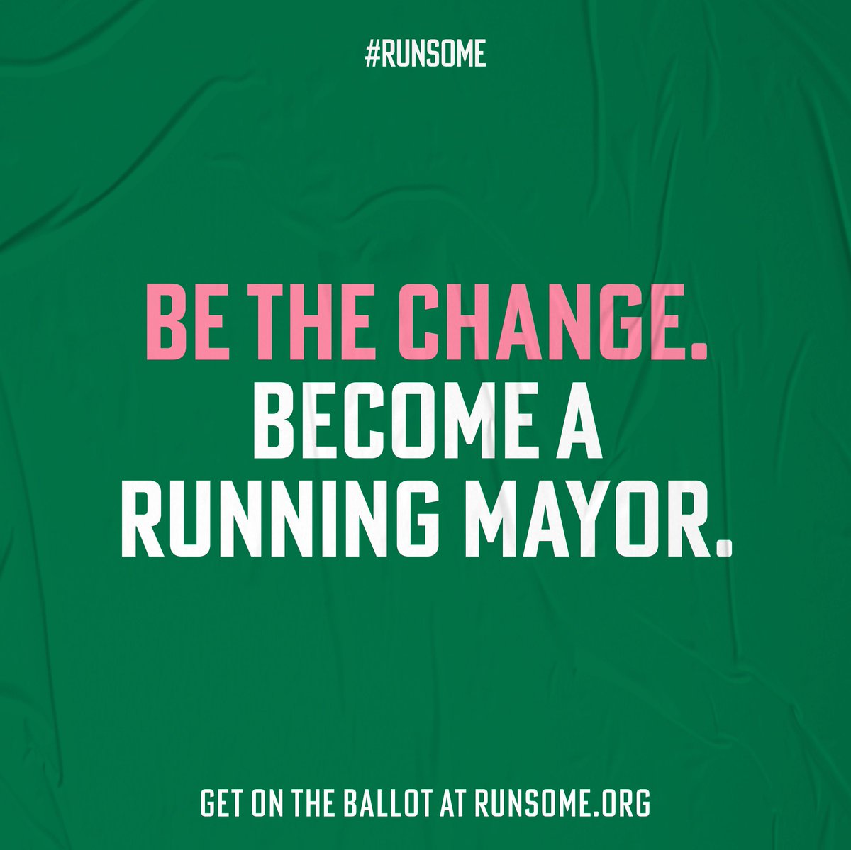 Racefully's tweet photo. We love this! Could you be the running mayor of your town or district? 🏃 https://t.co/TL9VOmA8sr