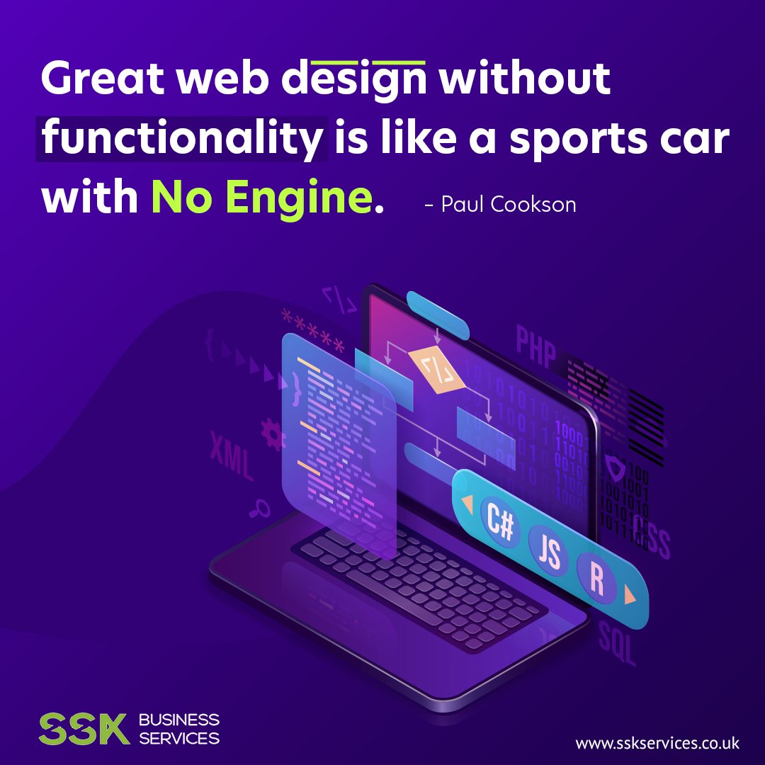 ssk_services's tweet photo. “Great web design without functionality is like a sports car with no engine.”
.
.
.
Visit us - https://t.co/UfWXXrHc2d
.
.
.
.
..
#webdesign #design #website #graphicdesign #webdevelopment #marketing #webdesigner #digitalmarketing #branding #seo #websitedesign #webdeveloper #web https://t.co/Fx7OwxnppX
