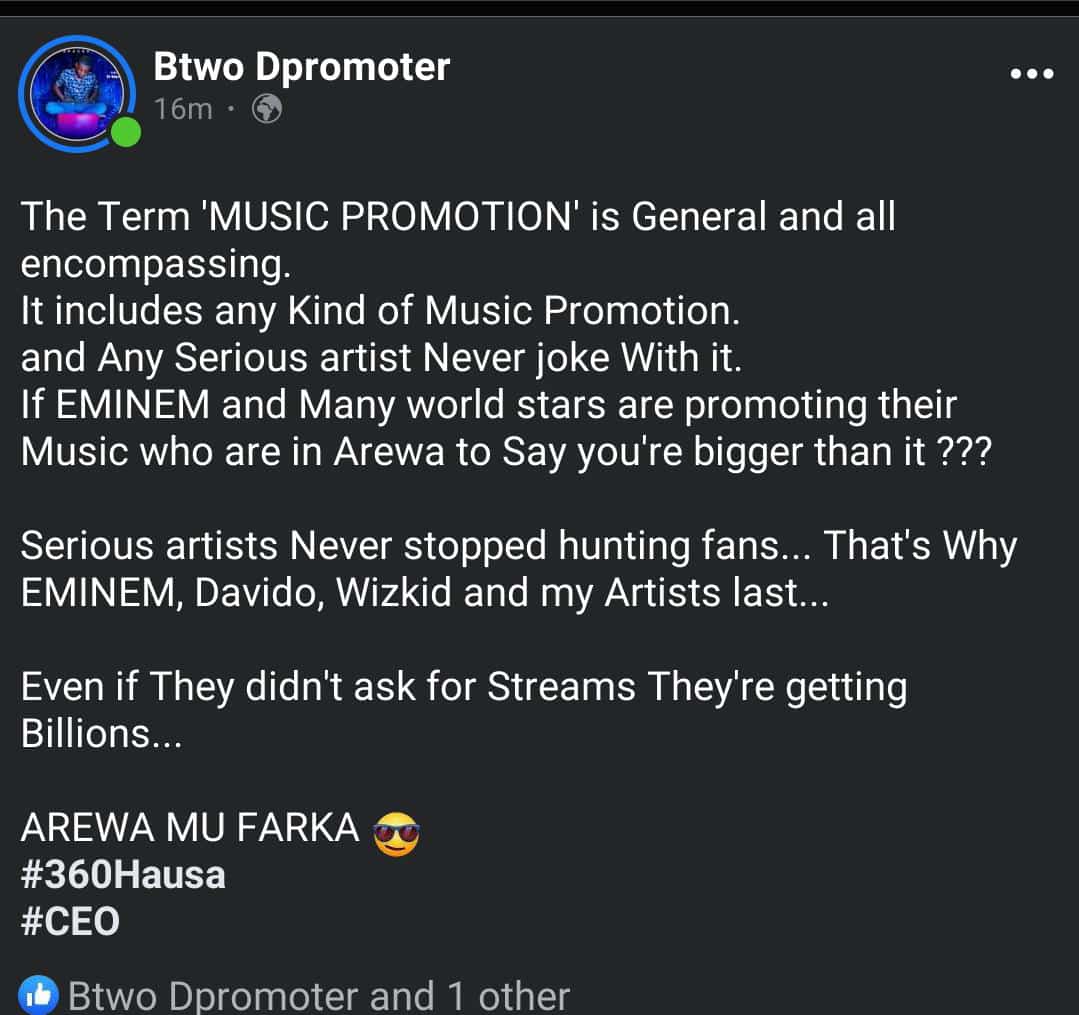 360Hausa's tweet photo. It had being Said....
Arewa Mu Farka ๐๐
You must Spend if You want to Get...
#Arewa
#Arewamusic
#Hhiphop
#360hausa https://t.co/IK6SYkDhDx