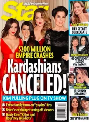 Stories like these aren't real, but negative news is the Kardashian machine's bread and butter. They tacitly allow these stories to proliferate (and I SUSPECT they encourage them, or at least they did in the beginning) because they know their fame comes from being antiheroes.