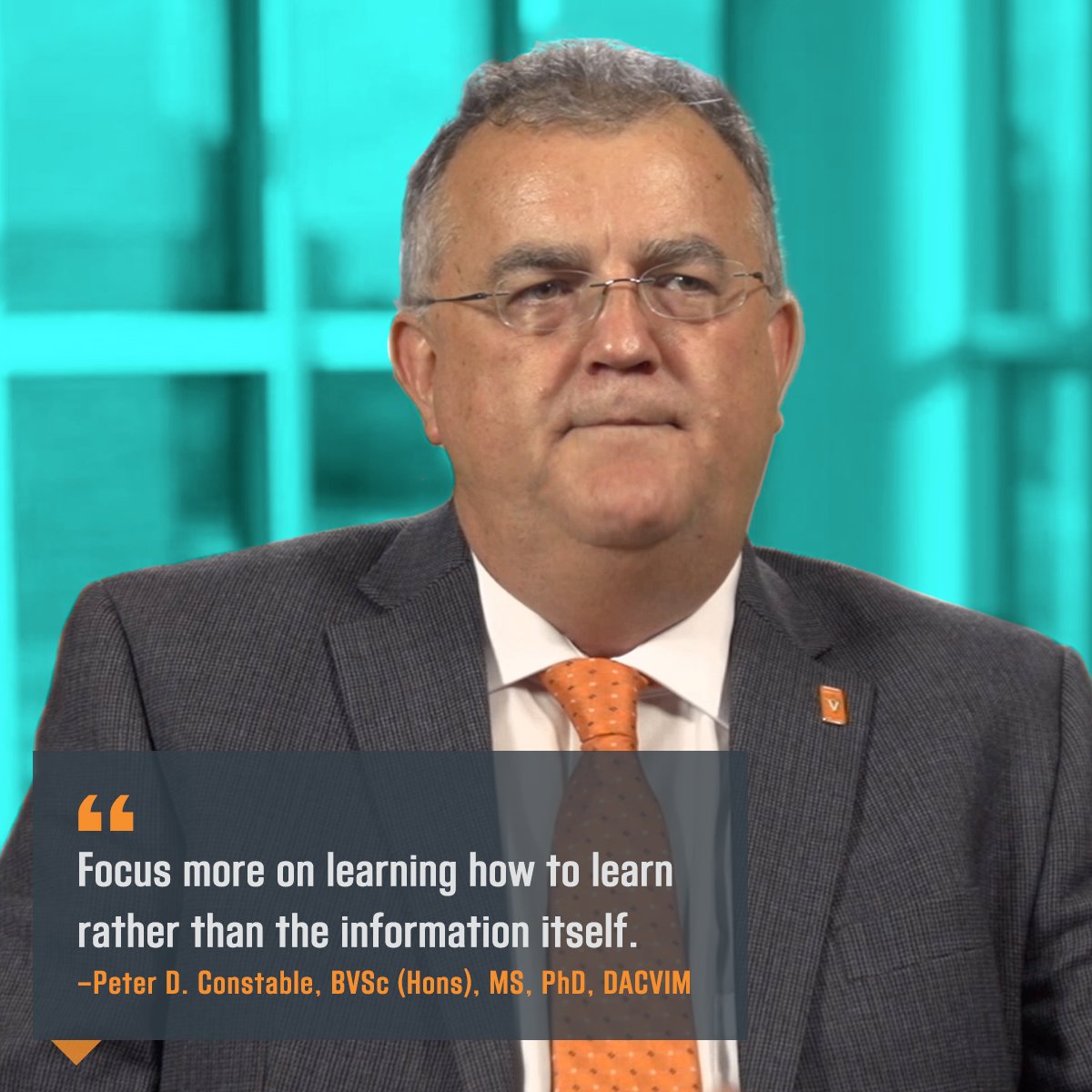 MerckVetManual's tweet photo. As Dean of the University of Illinois College of Veterinary Medicine and Merck Veterinary Manual contributor, Dr. Peter Constable has worked with countless students. Here’s his advice on how to succeed in vet school! 🐶🐱

Watch his full interview here: https://t.co/0n5VyEB9XW https://t.co/ZabKN4uTlh