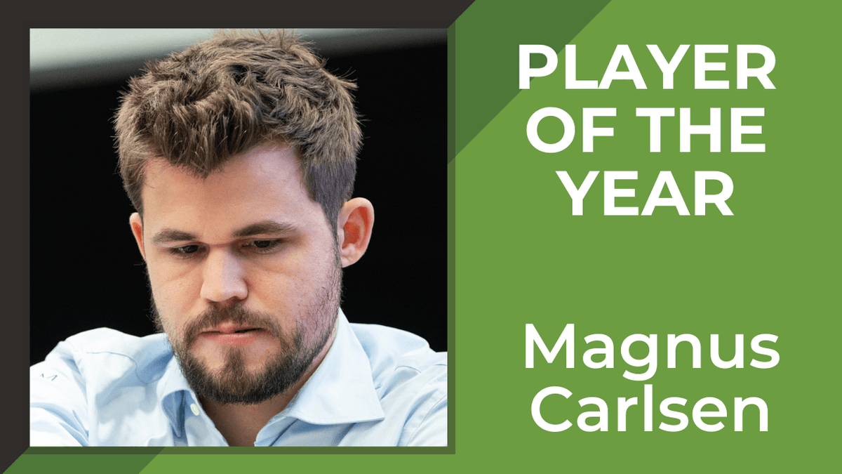 chesscom's tweet photo. ♔  The 2020 https://t.co/EufIHvcIFK Awards Player of the Year is @MagnusCarlsen!

Carlsen won the majority of ALL super-tournaments in 2020, founded his own tour, and served as host for a string of online tournaments that generated incredible drama and chess enthusiasm. 👏 https://t.co/s845EqS99p