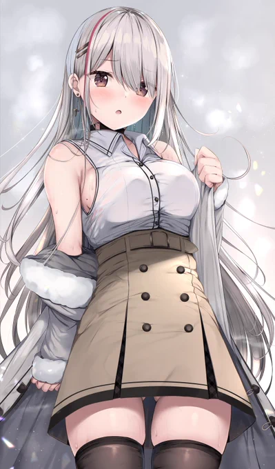 厚着するとすぐに蒸れちゃう娘 