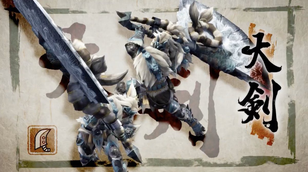 たきえい 先日の大剣pvの時に考察した 出刃包丁 四角い角 ミノ を模した毛 今回の 寒い時期にピッタリ という文 そしてなまはげには 赤鬼 と 青鬼 が存在するため やはり なまはげ の新モンスターだと思われます モンハンライズ