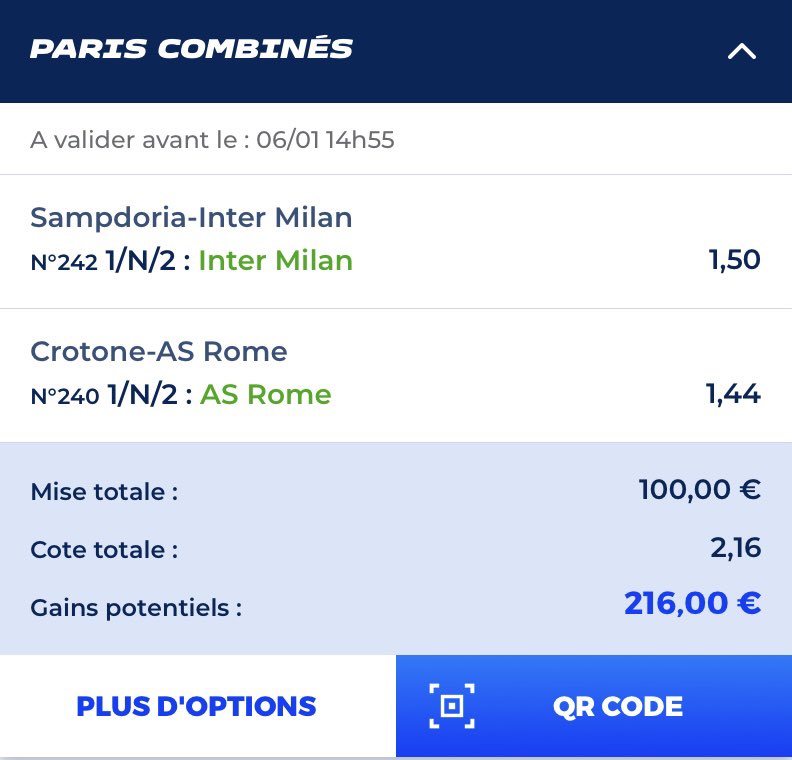 HPRONOSTISC's tweet image. Le deuxième Prono de cette 2021 ‼️ #TeamParieurs