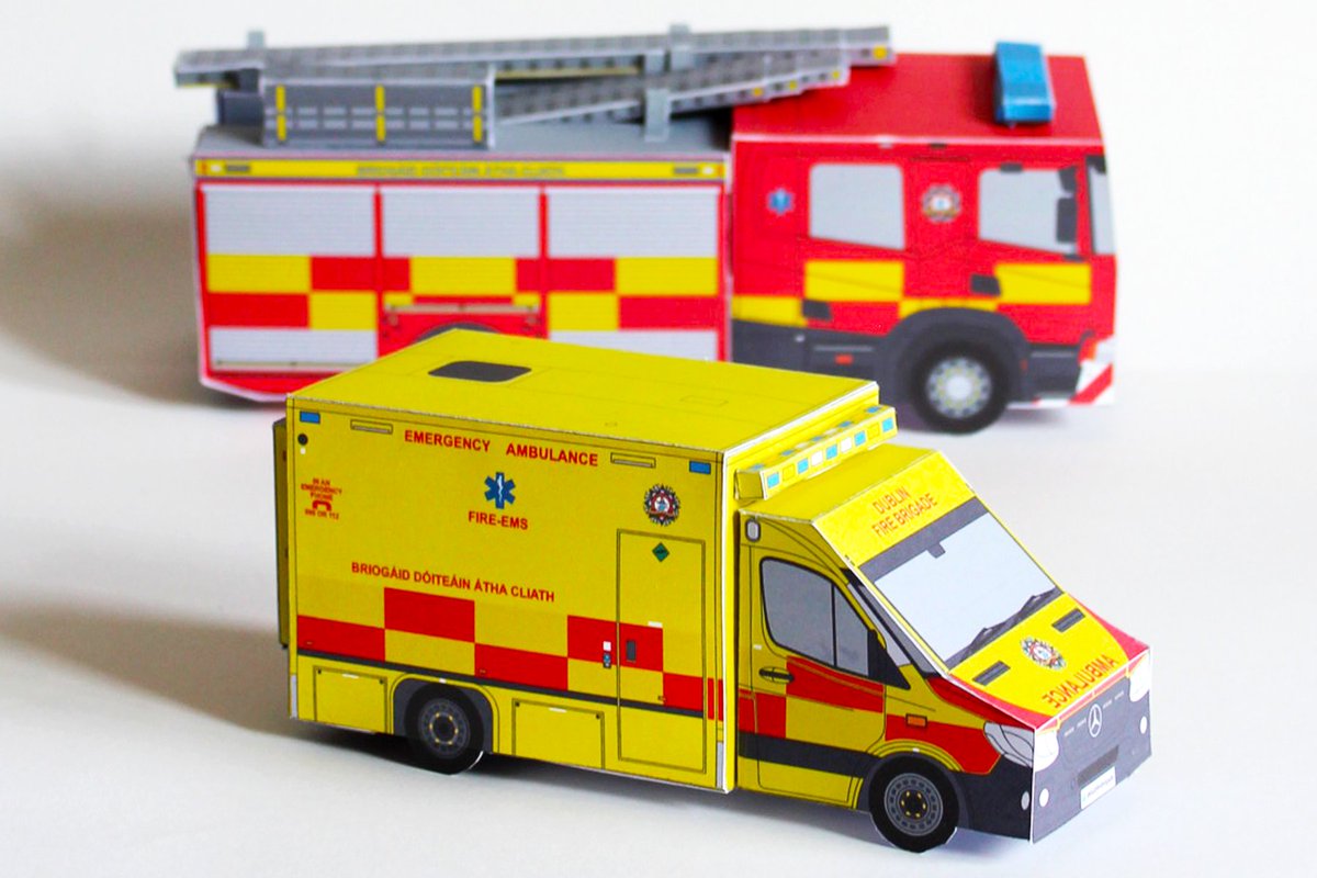 It appears there might be some bored children at home (and adults)for the rest of the month. 

Why not try making our fire appliance and ambulance papercraft models.

bit.ly/DFBArts

Ideally printed on paper 160 gsm or greater, or ordinary paper glued to light card.