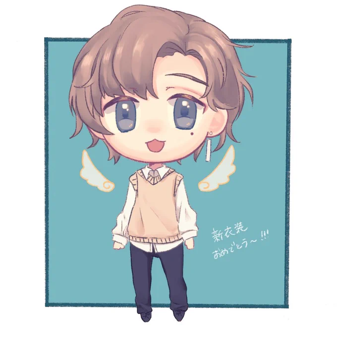 かなかな新衣装かわいい#かな絵 