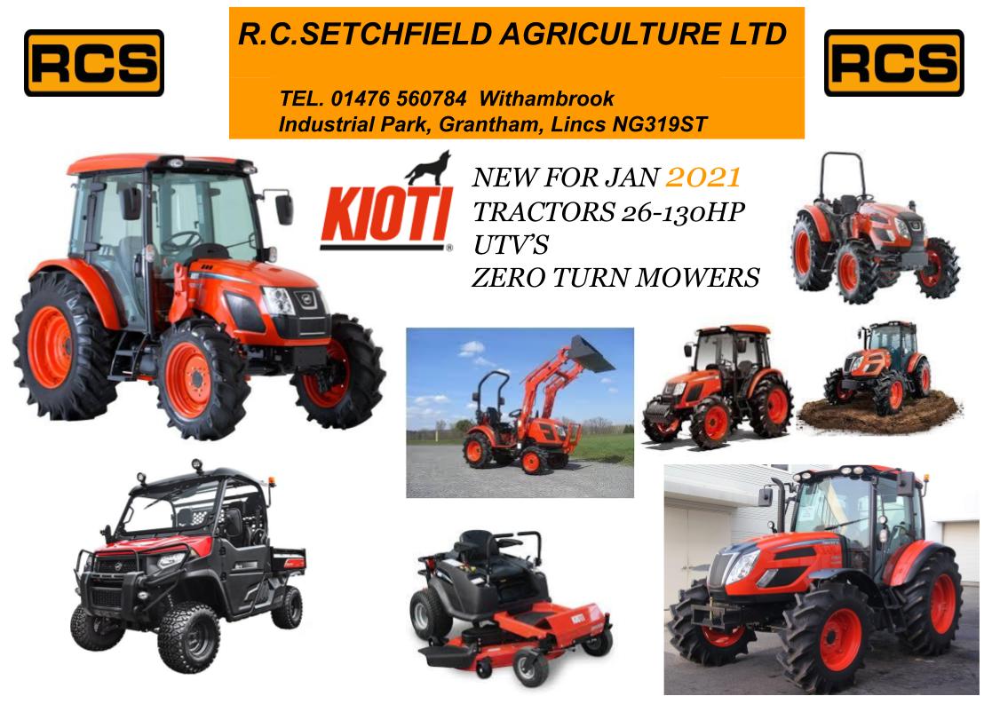 RcSetchfield's tweet photo. After 12 months of being an Independant JCB dealer, we are proud to announce the acquisition of the "KIOTI " brand. Kioti will run alongside the JCB business and will be a welcome addition to new and existing maket
New stock is imminent.Full product range details to follow. https://t.co/MvVCeac928