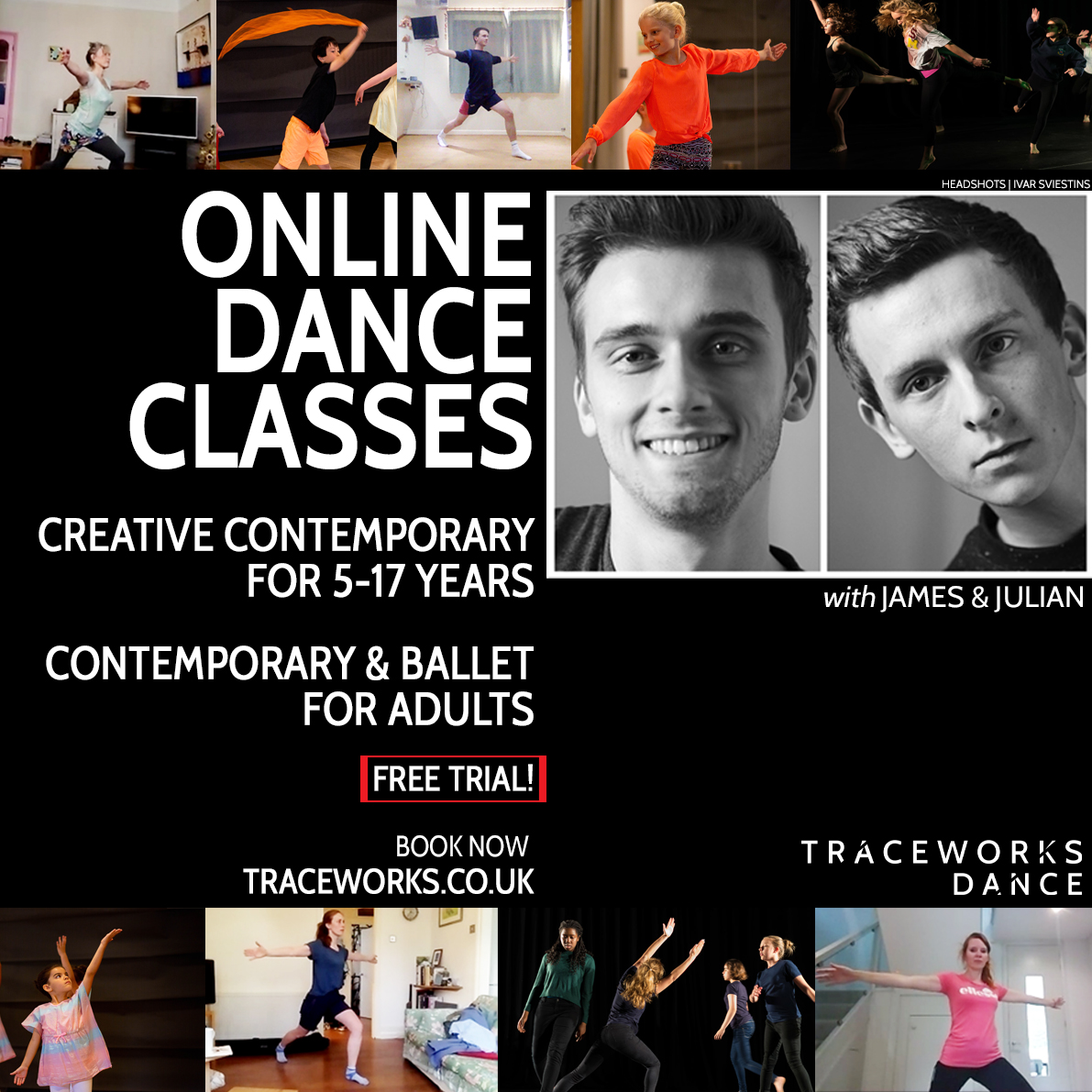 traceworksdance's tweet image. lockdown blues? want to try something new? try our #onlinedanceclasses! classes for children, teens and adults - no experience needed! visit traceworks.co.uk #onlinedanceclass #danceclass #adultdanceclasses #childrensdanceclasses #youthdance #contemporarydance  #ballet