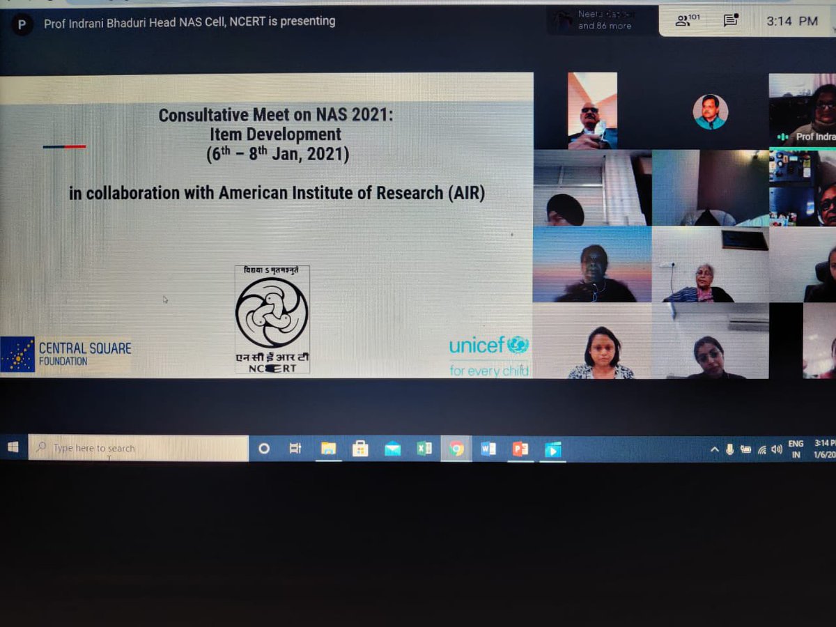 indranibhaduri's tweet photo. ...the first workshop organised for the implementation of #NAS 2021 on #ItemDevelopment thanks @NakamuraPooja #MoE #learninglevels #foundationallearning #SchoolEducation https://t.co/PmjNBnxbZp