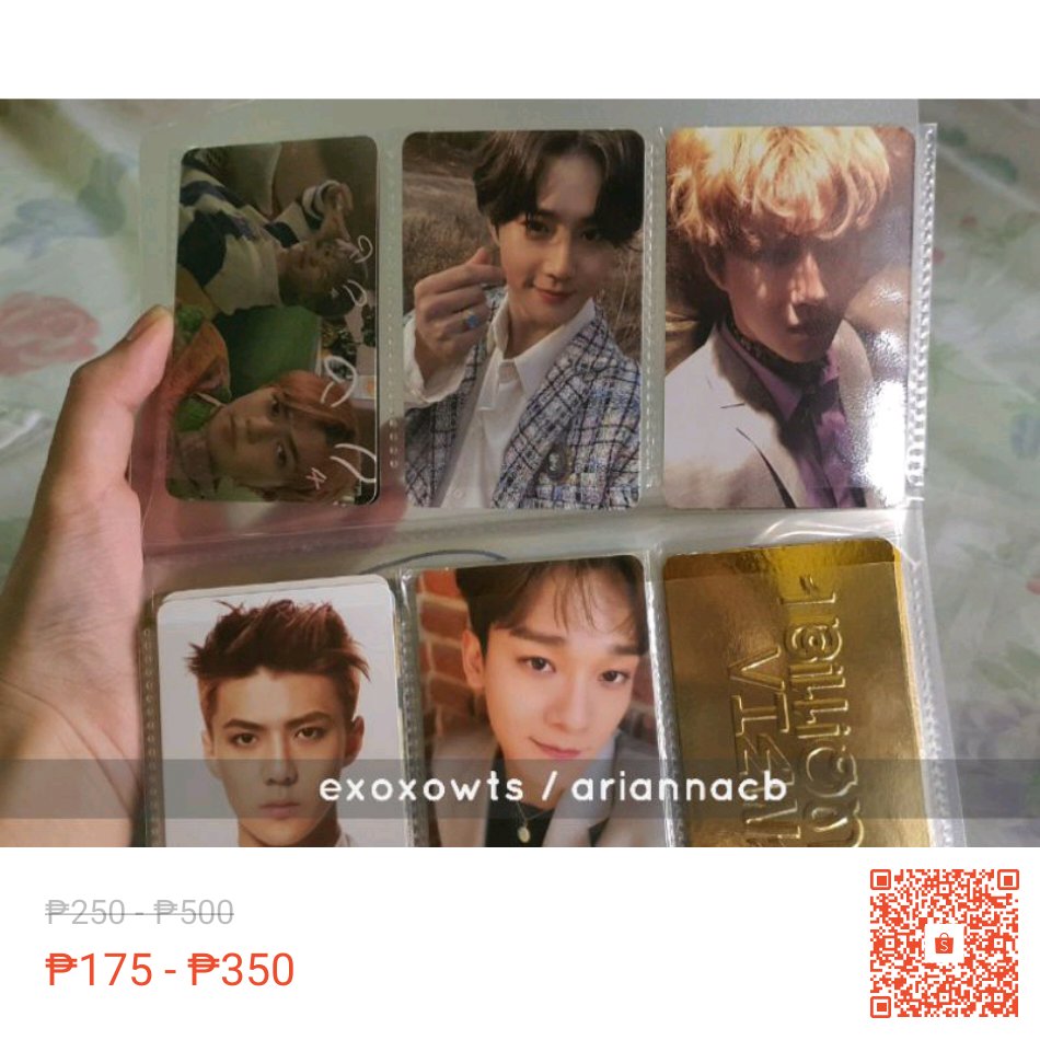 exoxowts's tweet photo. wts / lfb / ph only

I'm selling EXO Photocards - SC, Suho, Chen (Onhand) at 30% off! ₱175 - ₱350 only. Get it on Shopee now! https://t.co/gt3mwkI9fC https://t.co/uXw3S6Rqil