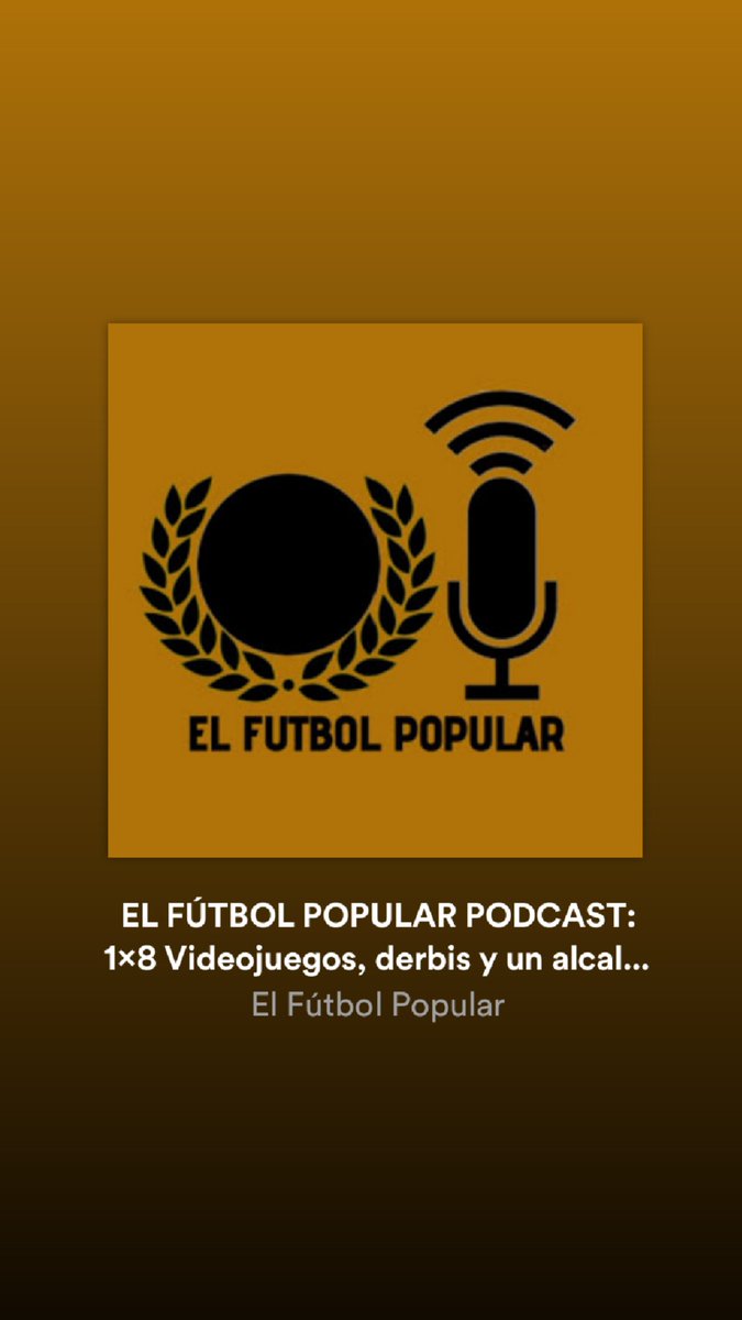 🚨Último podcast🚨
Videojuegos, derbis y un alcalde alocado 
WEB: elfutbolpopular.com/2021/01/el-fut…
SPOTIFY: open.spotify.com/episode/4y96lr…

🔴Entrevista con <a href="/VallekasKits/">VallekasKits</a> 
🔴Derbis del fútbol popular 
🔴Propuesta del alcalde de Ourense 

#FútbolPopular