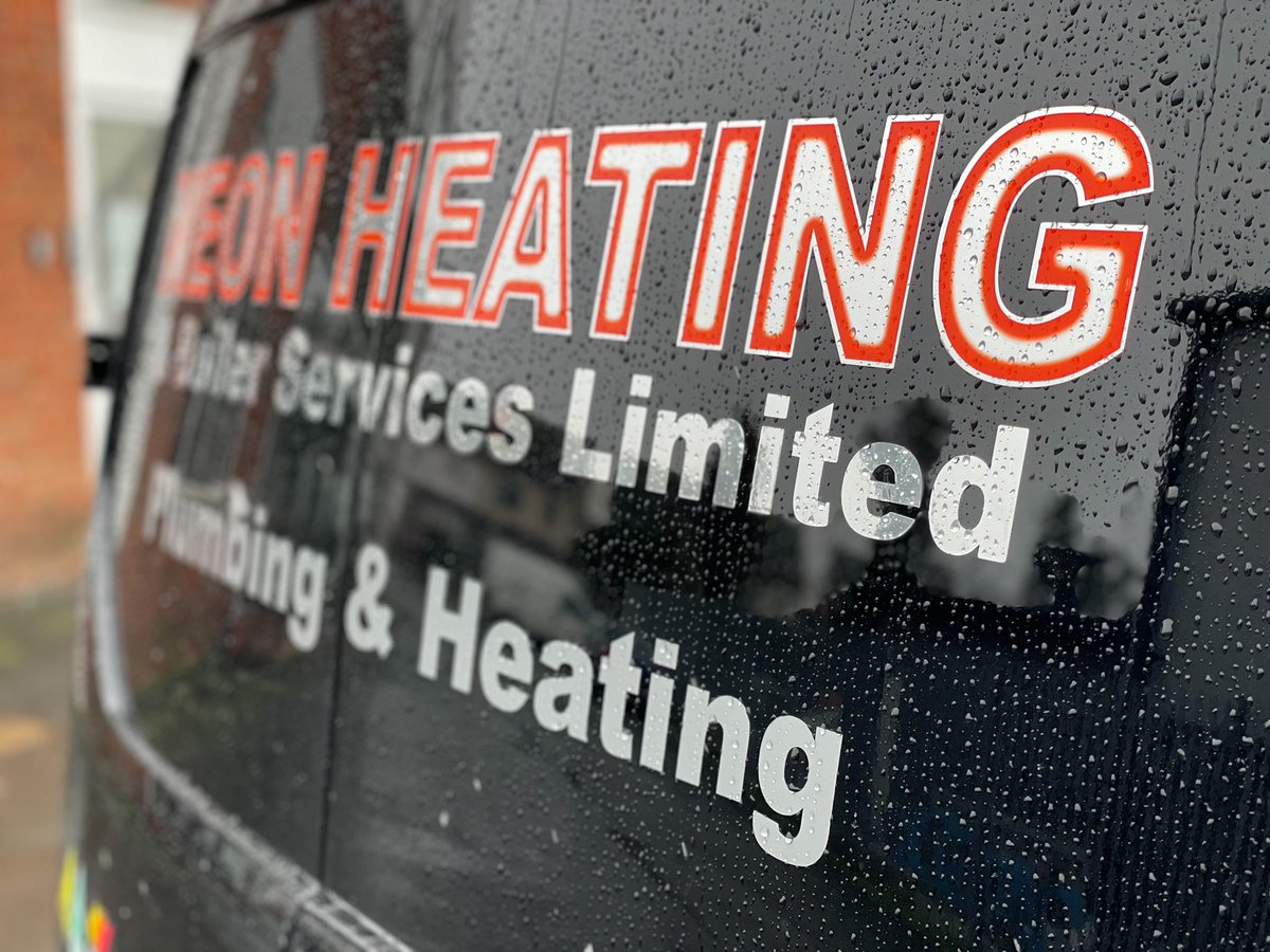 Part wrap completed today for Neon Heating 🔥 Making us feel a bit warmer in this cold weather ❄️