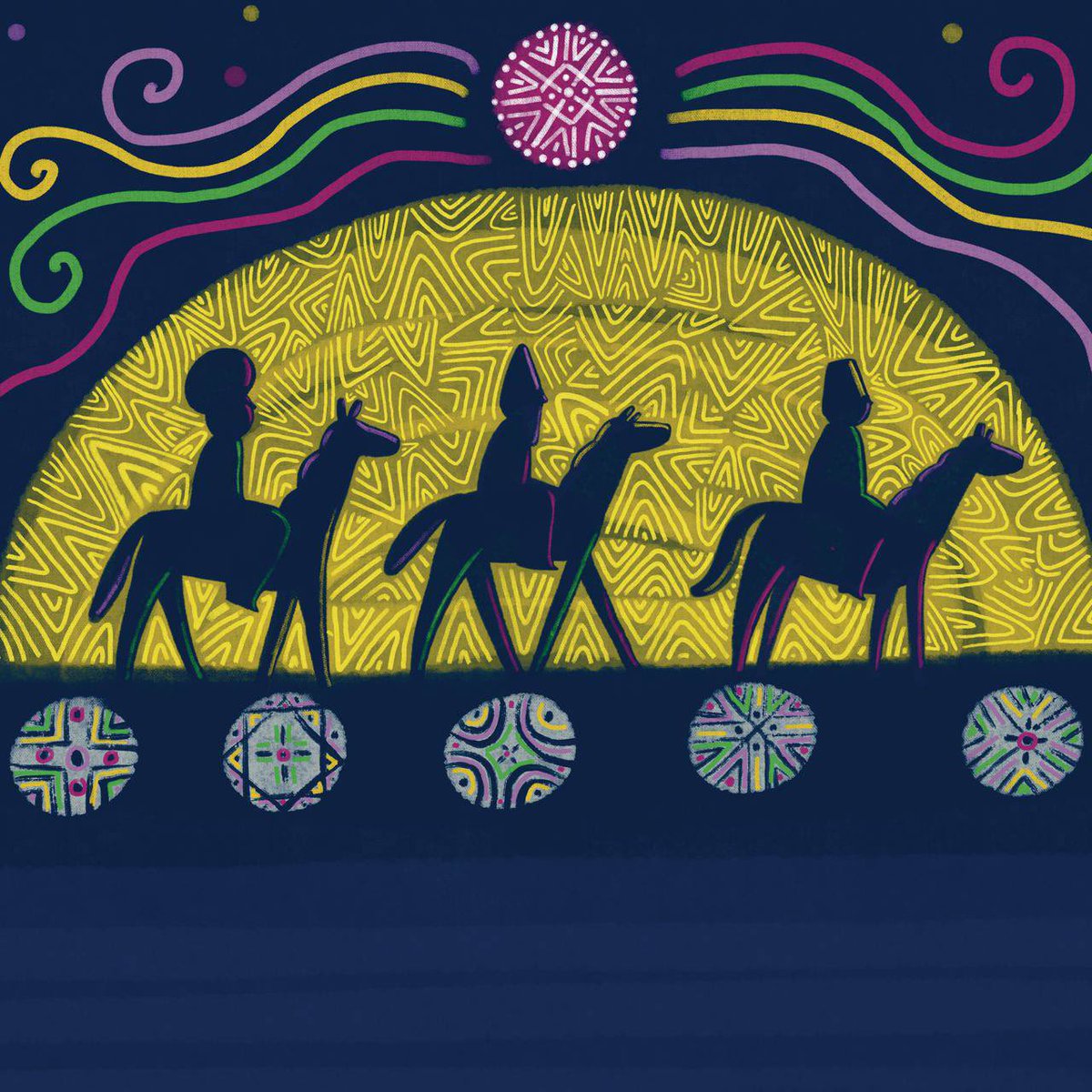 GovPierluisi's tweet photo. Muchas gracias a Mrinali Álvarez Astacio, una gran ilustradora puertorriqueña, que nos brindó su arte para llevar la historia de los Reyes Magos a cada hogar por medio de #ReyesVirtual. ¡Sintoniza WIPR o el Facebook Live de @fortalezapr a las 10am! https://t.co/0g1N9z96C7