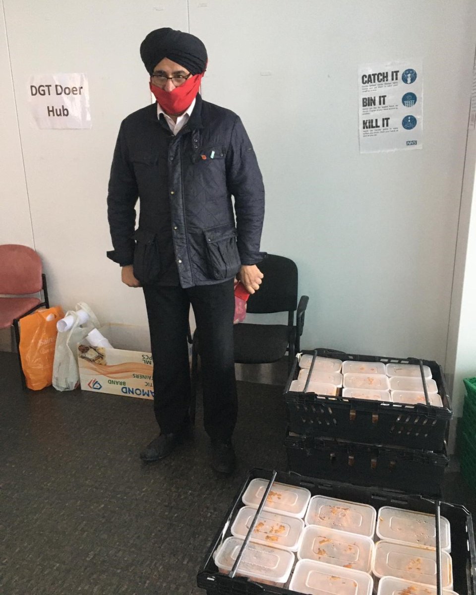 Members of the Sikh community in Gravesend have been delivering curries for staff at the Darent Valley Hospital. 
Bosses at the north Kent hospital said the donations made “such a difference to staff morale”.
