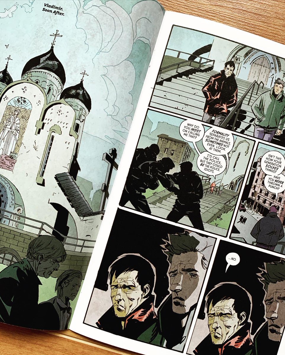 comics42shop's tweet image. Crude, Issue 1

Killers once feared Piotr Petrovich. Now, they've sent his son home - in a body bag. Haunted by his failures, Piotr journeys across Russia to learn what type of man his son really was, while hunting the bastards who killed him…

#comics42shop #imagecomic #crude