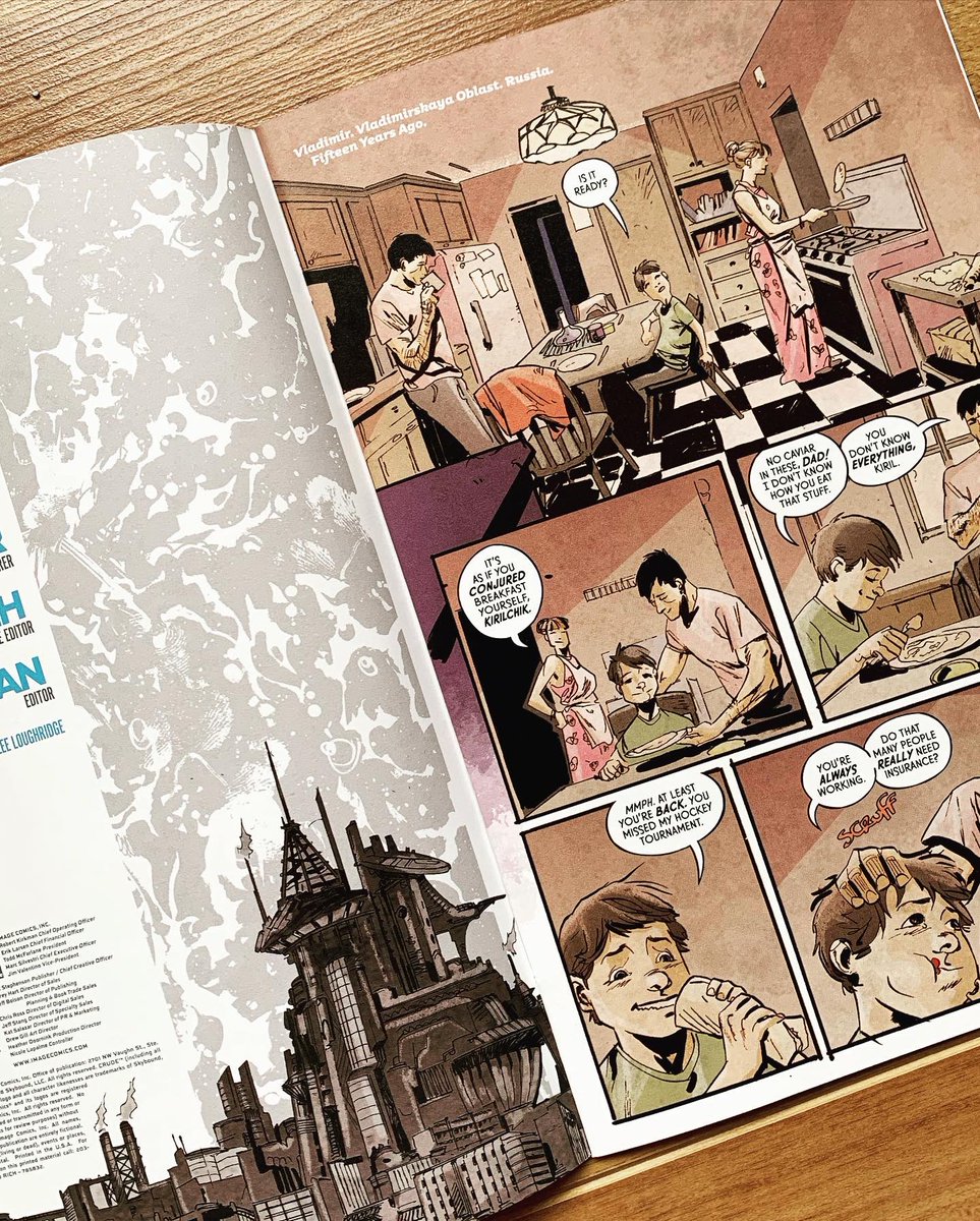 comics42shop's tweet image. Crude, Issue 1

Killers once feared Piotr Petrovich. Now, they've sent his son home - in a body bag. Haunted by his failures, Piotr journeys across Russia to learn what type of man his son really was, while hunting the bastards who killed him…

#comics42shop #imagecomic #crude