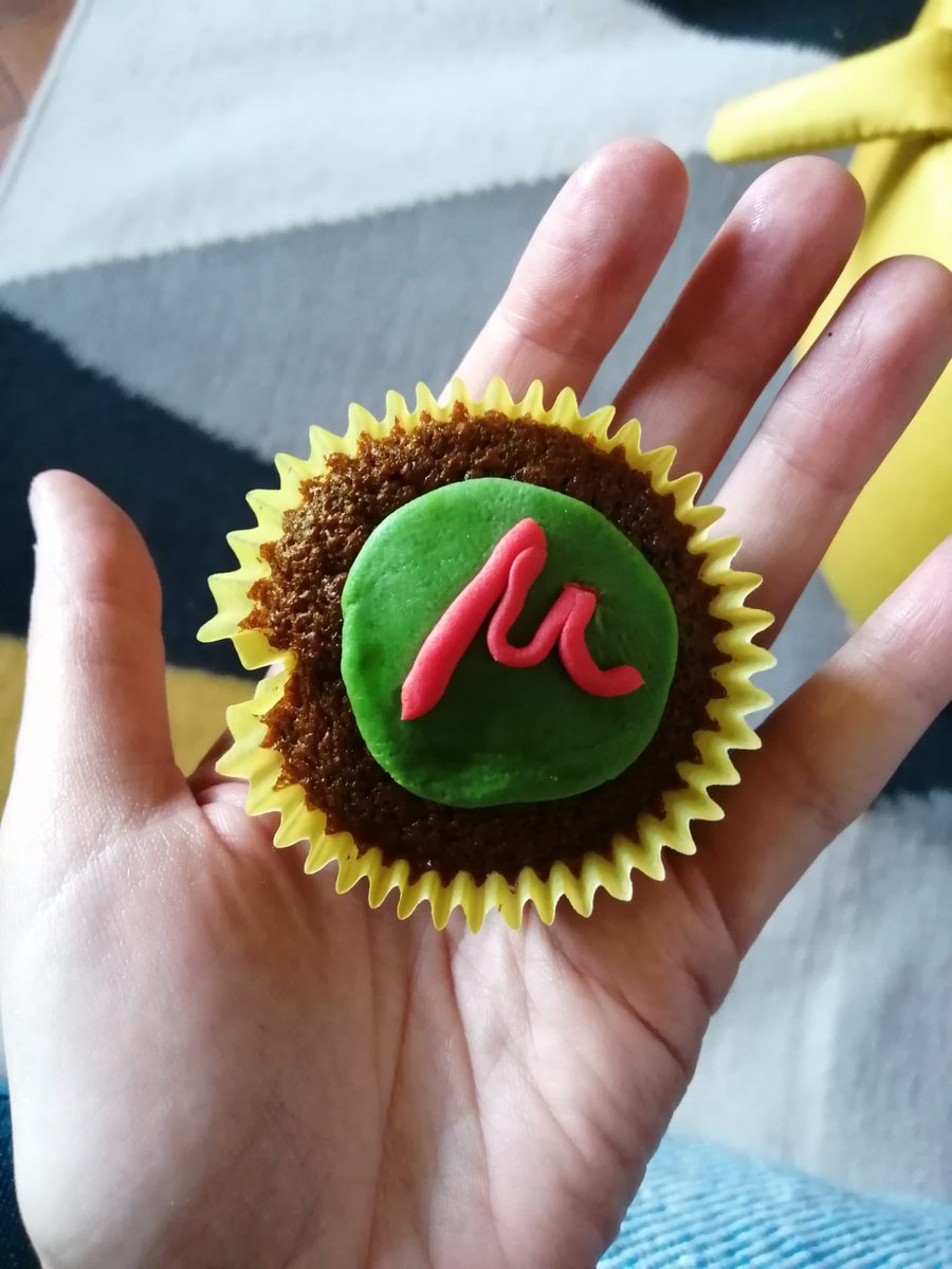  #GreatPhysicsBakeOffA simple, yet elegant entry: "It's a mu-ffin!" says Barbara ( @bobbysartore).More about the  #StandardModel here  https://home.cern/science/physics/standard-model #ElementaryParticles  #Chocolate