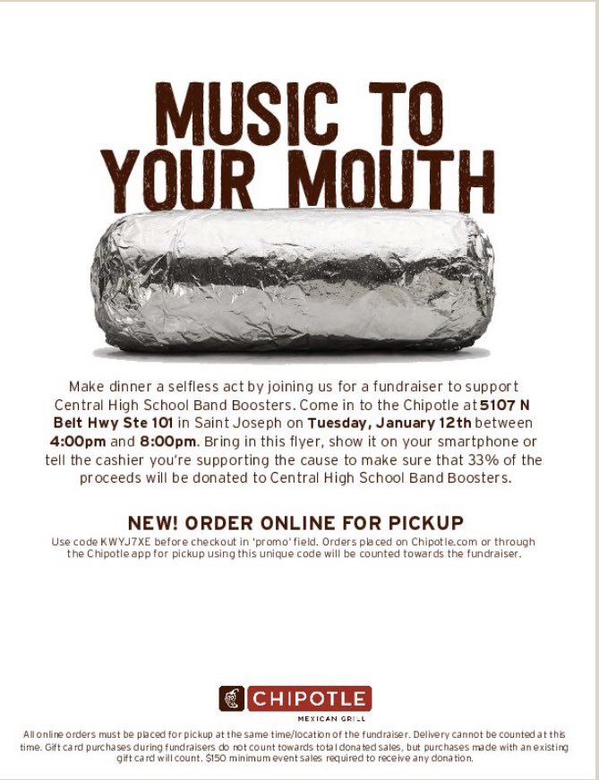 Dotcon04's tweet photo. Giving back never tasted so good! 
Stop by Chipotle for our fundraiser and they’ll donate 33% of the proceeds to support the cause. 
🌯Click here for more details: 
https://t.co/v2RM86QzyX https://t.co/9Qel69d3Kk #ChipotleFundraiser https://t.co/Pfoc3o4xt5