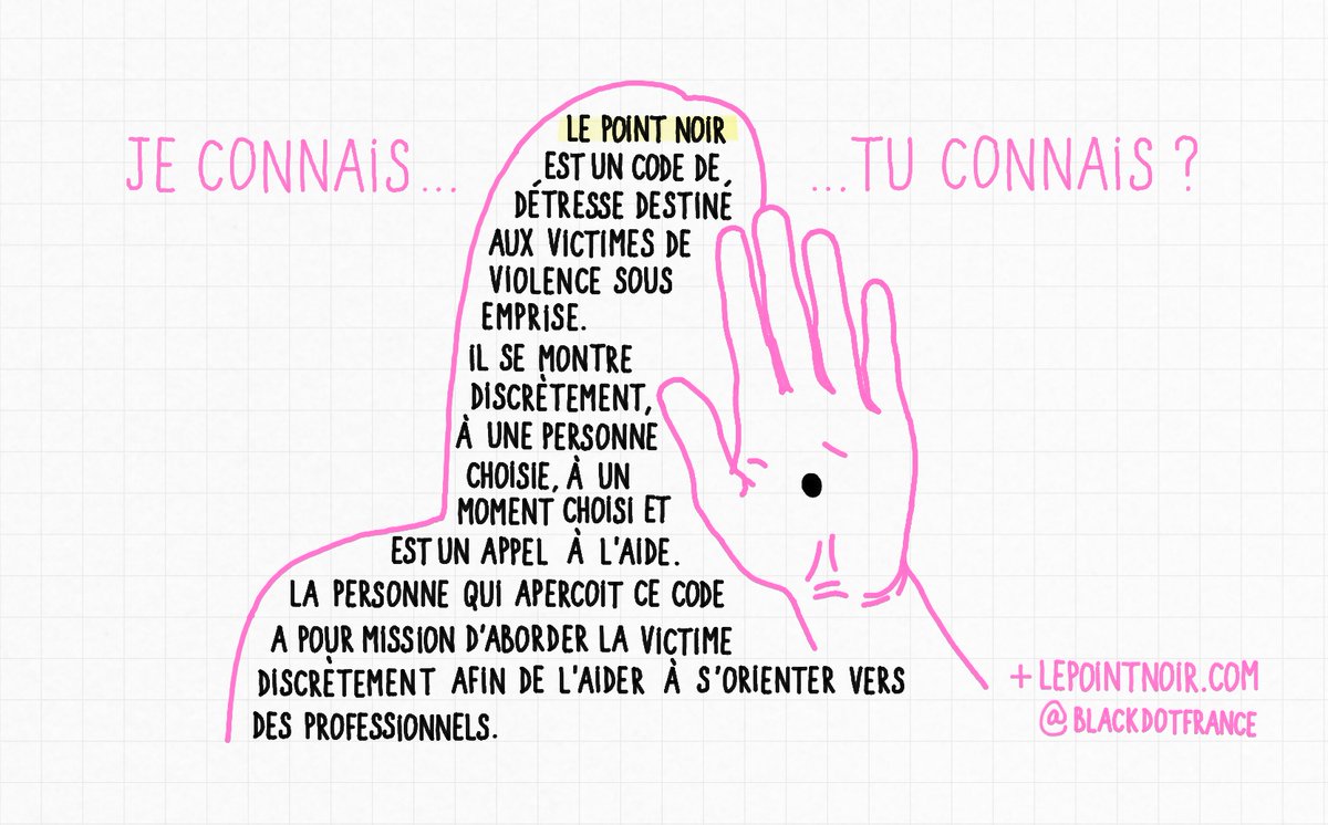 blackdotfrance's tweet photo. #RegardonsNous #CaNousRegarde #NeRienLaisserPasser #ViolencesConjugales #solidarite  #lepointnoir #violencesfaitesauxfemmes #Vif #ViolencesIntraFamiliales
+ sur https://t.co/akeSeJxQiW https://t.co/8lTJZ7PPDR