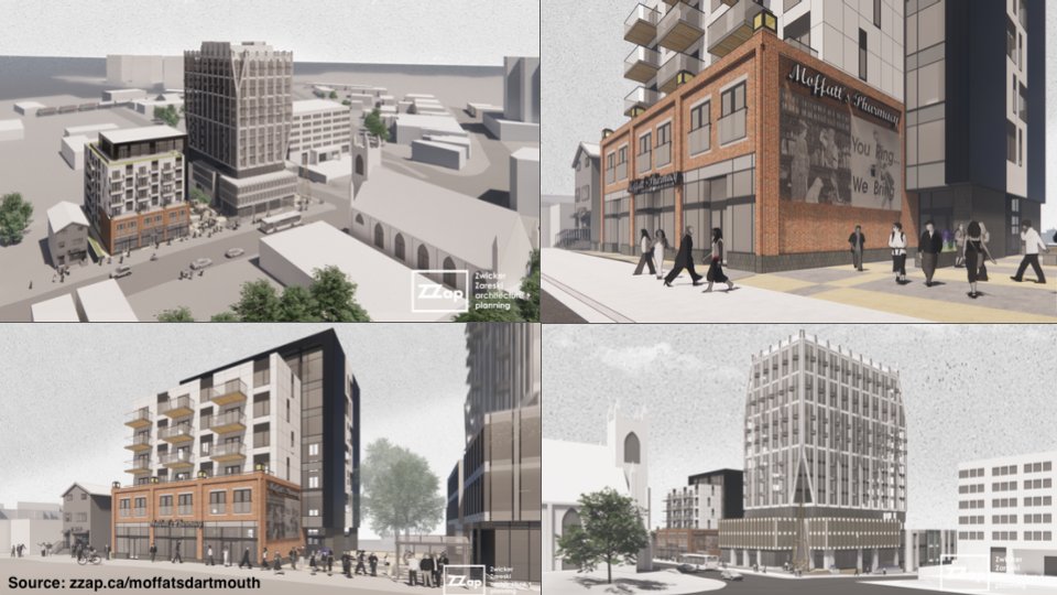 DevelopmentDuff's tweet image. New Proposal: New Proposal: Moffats Pharmacy Redevelopment, Portland St. #Dartmouth

Limited details available at this time but it will be a two-phase project, with the Moffats Redevelopment happening first.