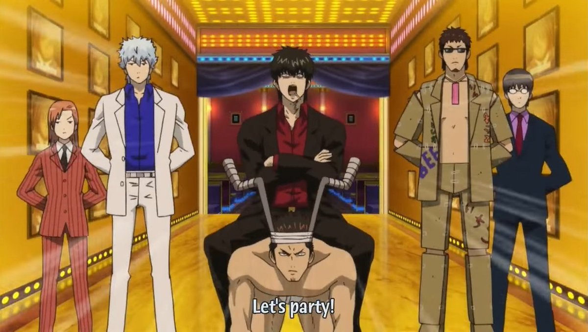 First of all, the comedy. I found it relatively quite funny tbh. I don't laugh much while watching something but Gintama made me chuckle many, many times. The first few episodes weren't as much funny, but the rest of the show maintains a high level of comedy all throughout.