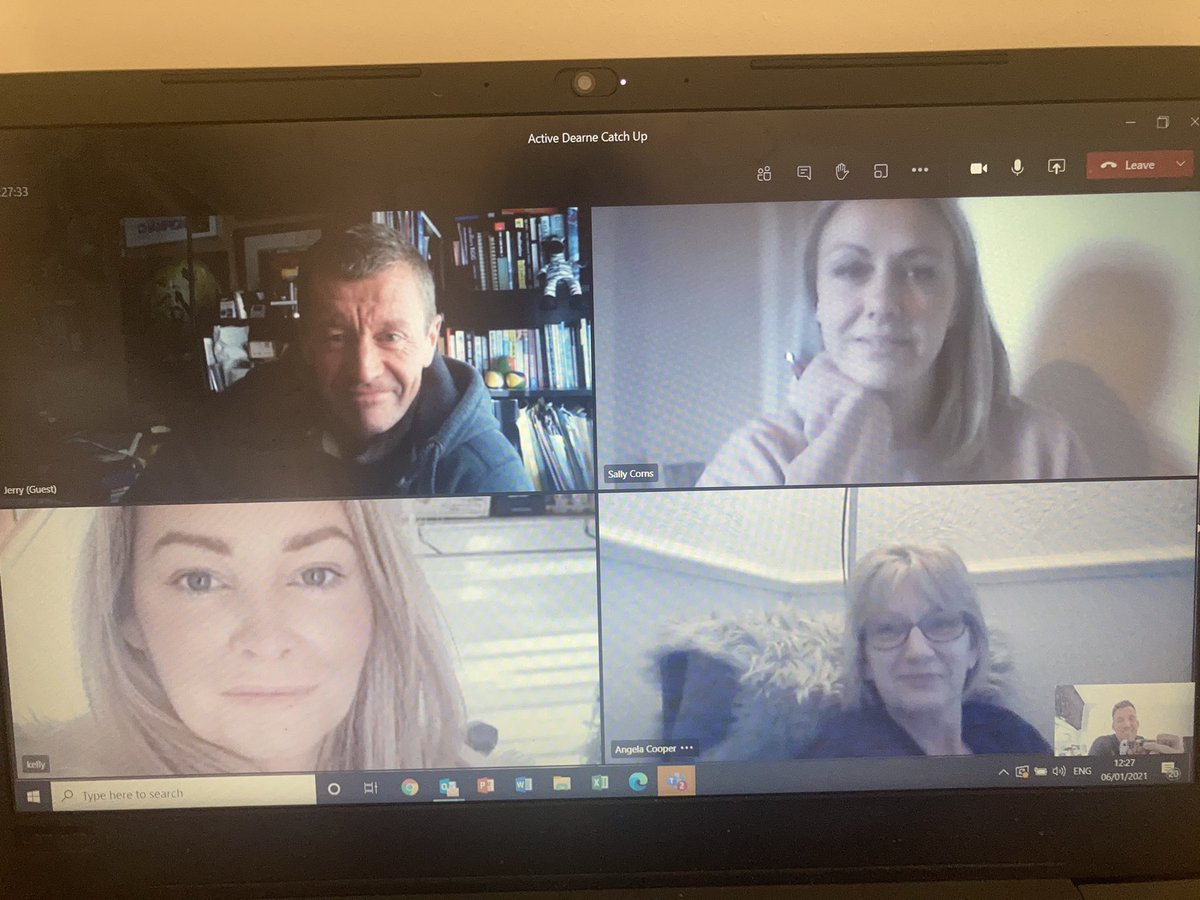 Cummins01Paul's tweet photo. Great morning with the #ActiveDearne team, supporting each other and hearing about plans already in place to support people in the Dearne Valley with their physical and mental health during lockdown 3! A real focus on what we can do, rather than what we can’t do 👏 https://t.co/NU0A8qGu4A
