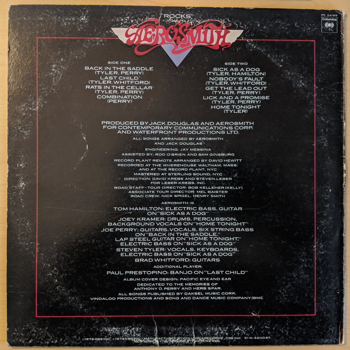 Day 4. This one was recorded in a warehouse about 1 mile from my house!More ominously, my wife is rapidly losing patience with the Aerosmith portion of my midlife reverie.