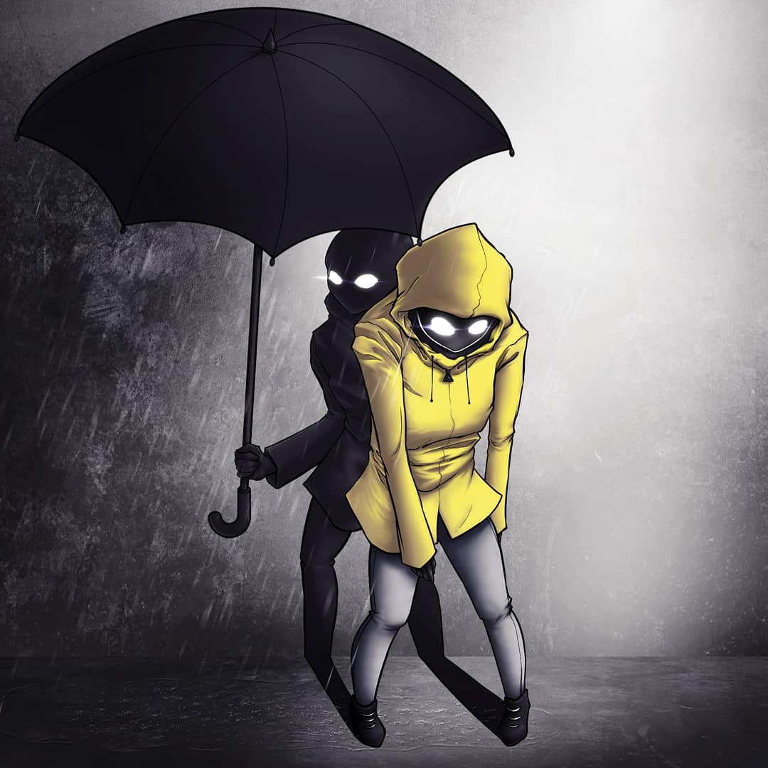 DebbieNy1's tweet photo. A cute little creepy one for #drawthisinyourstyle by @9behemot_crta_stvari 

#behemotchallenge #drawthisinyourstylechallenge #dtiys #illustration #digital #digitalart #littlenightmares https://t.co/6XQaBnHQEG