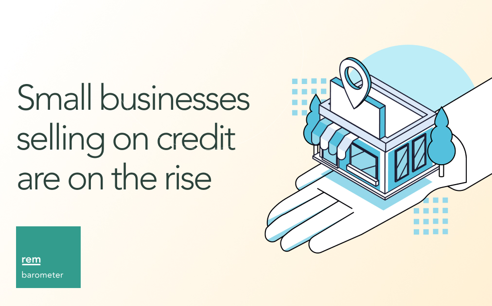 RemBarometer's tweet photo. According to November's results, the proportion of small businesses that provide the chance to purchase on credit increased by 6 points to 45%. 
#rempeople #RemBarometer #RemEsnafBarometre #oncredit #sales #paymeny #debt https://t.co/weCufCx1lq