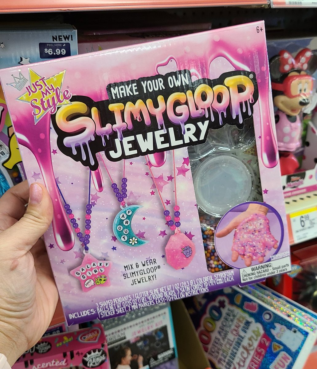 Who has made these? Our two favorite things slime + jewelry  = 😍
<a href="/HorizonGroupUSA/">Horizon Group USA</a> #slimygloop #diyjewelry #makeyourown