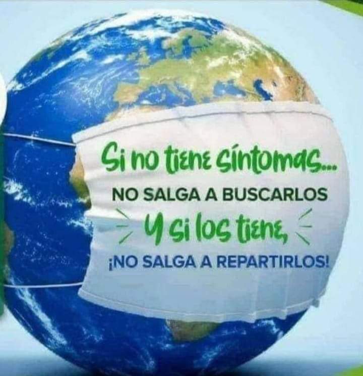 Es muy importante actuar de forma responsable en estos momentos.