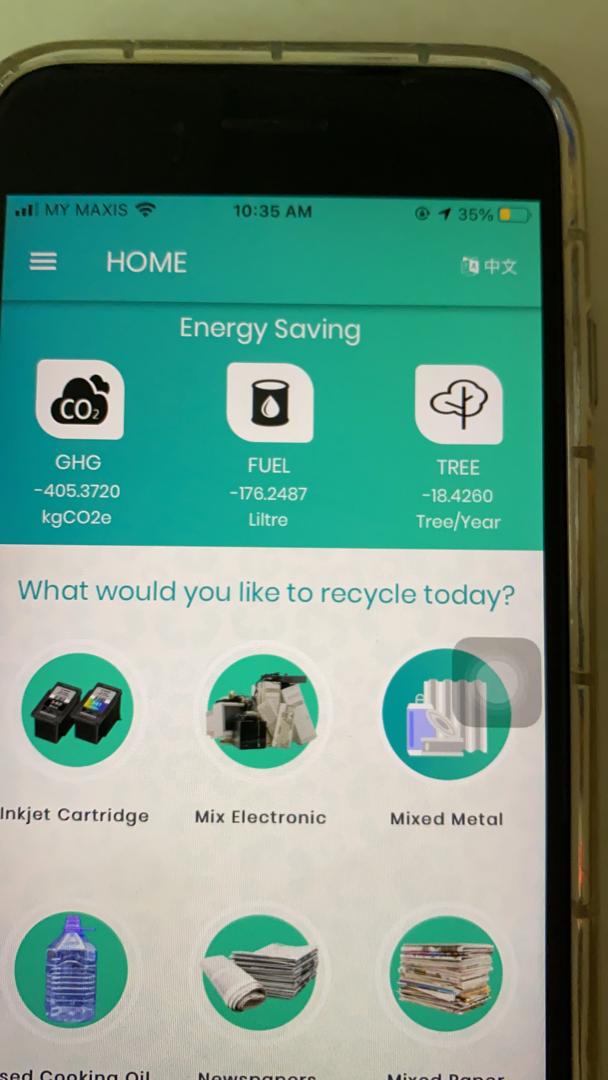 Another thing before2 this mmg dyorg buat pickup pun tapi sebab covid dyorg dah stop dah. So bulan 3 baru start balik! So sapa2 area Klang Valley boleh bookmark okay tweet nii. Dari apps pun boleh track carbon footprint lepas recycle  contribute to ecosystem
