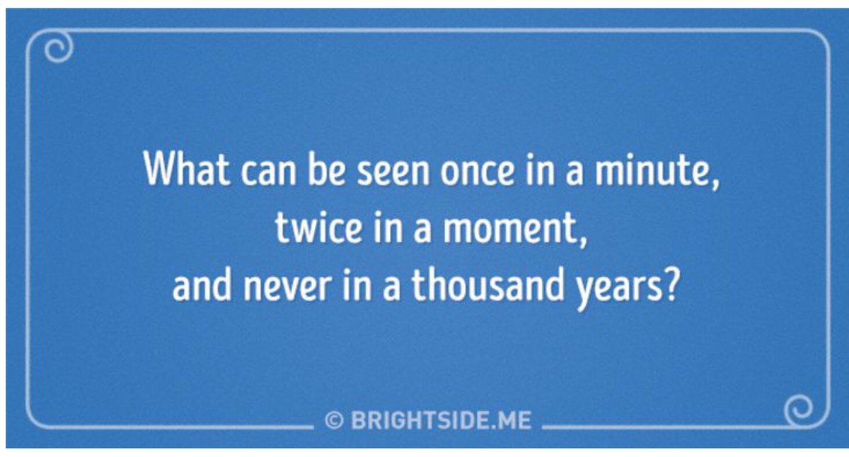 card_miss's tweet photo. A little brain teaser to get you thinking today. Tweet me your answers! https://t.co/jlViTXKABa