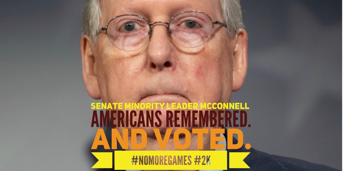 therainbowtimes's tweet photo. Repeat after us #SenateMinorityLeader Mitch McConnell. Senate. MINORITY. “Leader” @senatemajldr - Time to change your Twitter handle, Mitch. #ByeMcConnell #SenateBlue #COVID19 #Karma #LGBTQ https://t.co/uLfweXn8Im