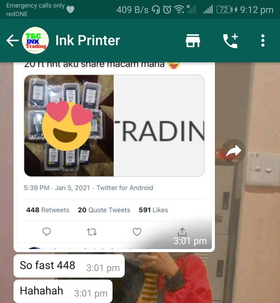 Eee dyorg tgok k tweet aku nii. Tacoddd ahahaha and now the numbers double!! Warga twitter mmg tak chill ehh