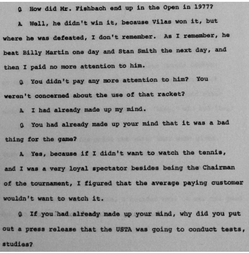 spaghettiracket's tweet photo. Despite the ITF's six month temporary ban to investigate the Spaghetti Racket, the court case in Omaha revealed that USTA President, Slew Hester, had made up his mind long before then. https://t.co/j4MiqaM9Yw #tennis #spaghettiracket #feellikenadal #tennisracquet #tennisracket https://t.co/nXSybVB0ru