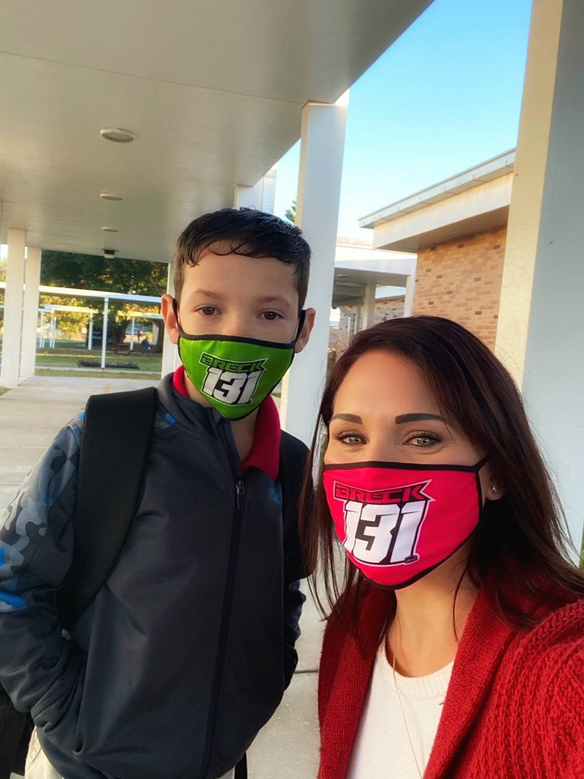 CRL_Principal's tweet photo. #masktwinning with my favorite second grade #motorcross rider 🏁 @JSAPrincipal @PolkSchoolsNews @PcpsRecruitment #lovepolkschools https://t.co/1Ht5W47DiO