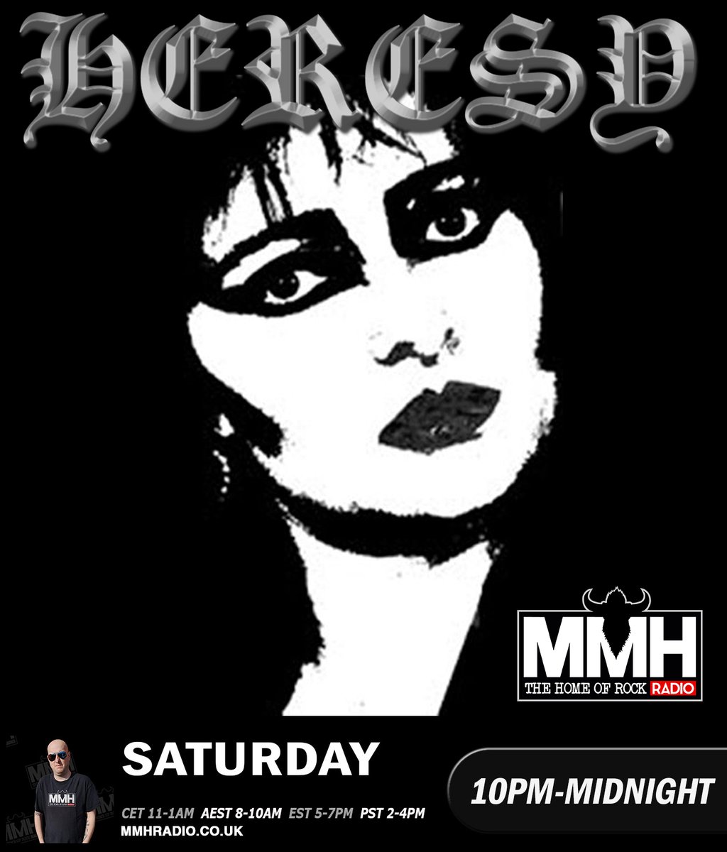 MMH_Radio's tweet photo. Join @adz013 for Heresy tonight at 10pm. With music from @KLF_Online @RealNightTerror @poppy @siouxsieandtheb @itsSKYND @CallingDarkstar @TheJoyThieves and more.
Heresy Quantum Leap is with #SheepOnDrugs and Soundtrack Soundbites this week is with @celldweller https://t.co/icjh1H6AZZ