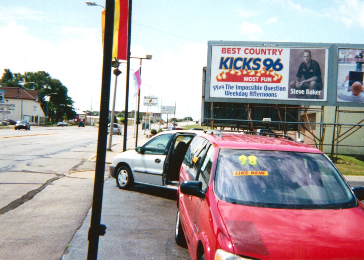 SteveBaker96's tweet photo. I started doing the #ImpossibleQuestion on October 25, 1998. By the early 2000's I was fortunate enough to get my own billboard promoting it.  The first one could be seen driving south on Chester Blvd. and the second one could be seen driving south on Williamsburg Pike/NW 5th. https://t.co/wN5JiMAzIl