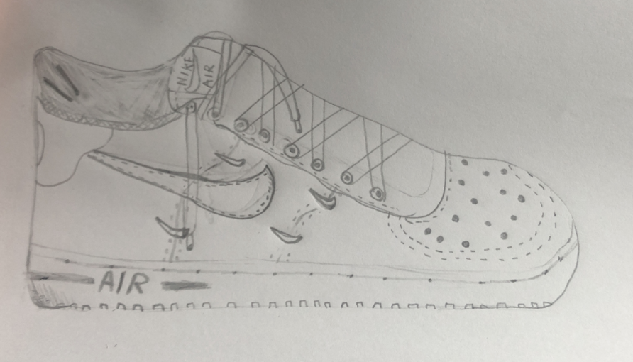 DownendART's tweet photo. Mrs Munro's year 7 group have been busy drawing their shoes. Some excellent observations here - well done yr 7! @DownendschNews https://t.co/4R81CMlvRQ