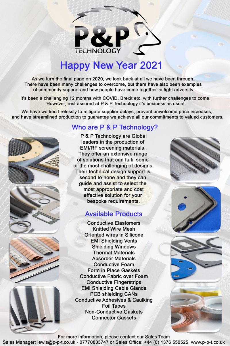 Happy New Year from P &amp; P Technology
p-p-t.co.uk