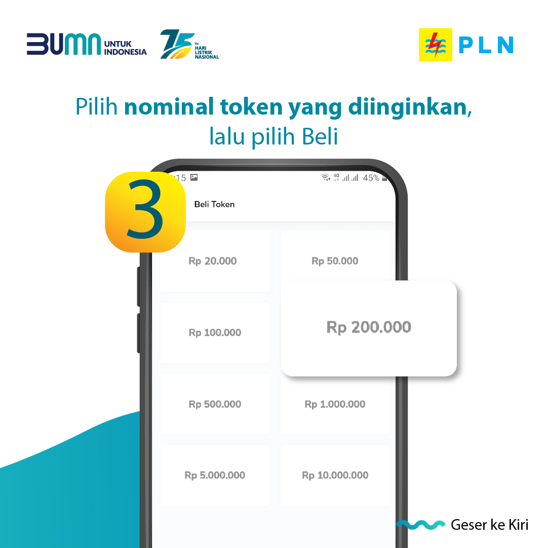 Daftarkan ID Pelanggan Electrizen di app, lalu pilih "Token &amp; Tagihan" di Tampilan Utama. Metode pembayaran bisa dari virtual account, dompet digital, kartu kredit &amp; debit.