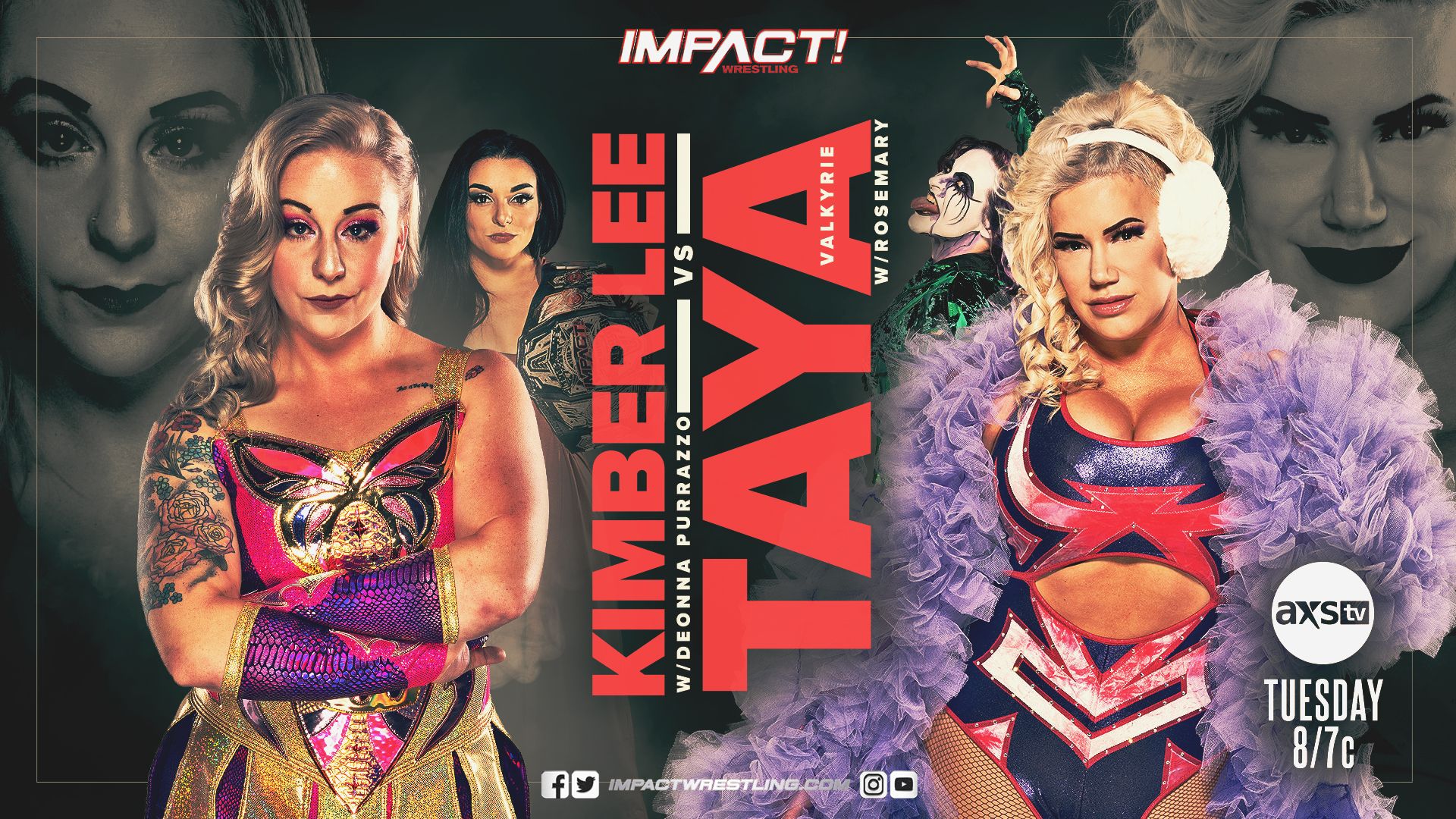 Taya Valkyrie vs Kimber Lee IMPACT! On AXS TV