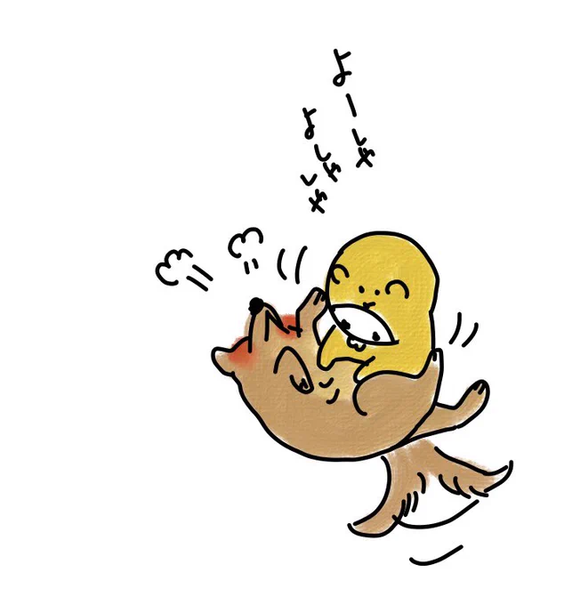 @miinaaniim 犬「フムっ!フムゥゥ!?」 